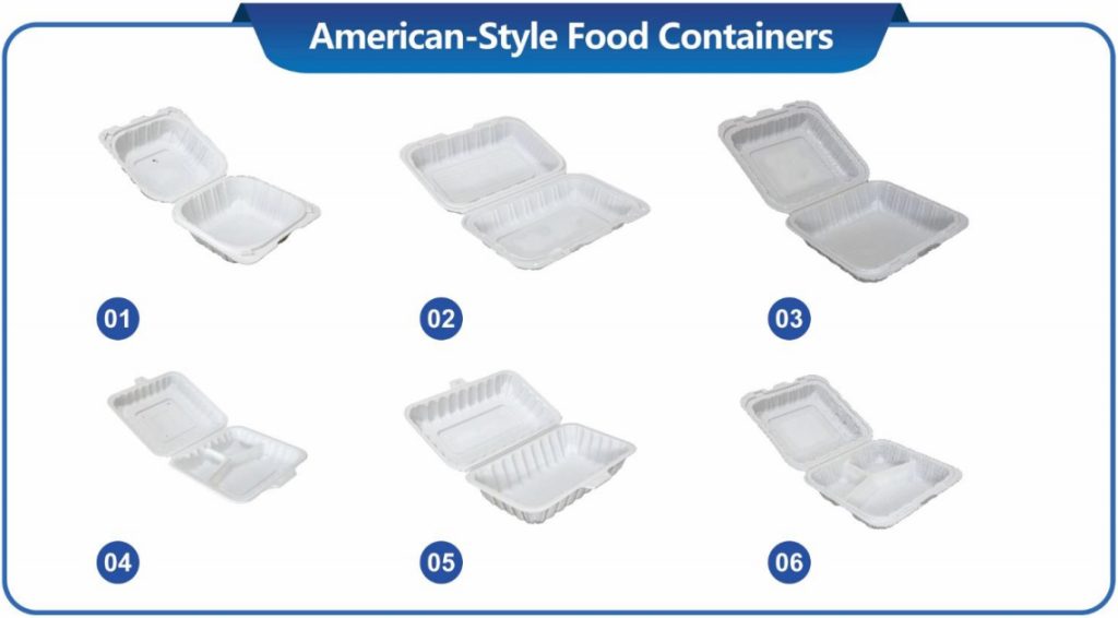 American-Style Food Containers