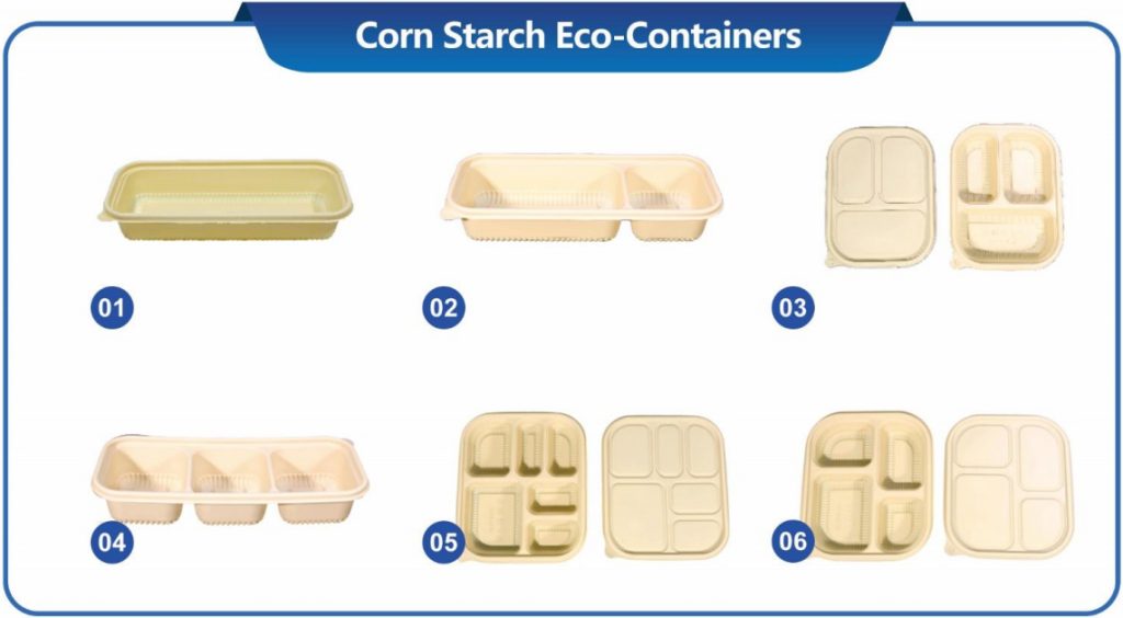Corn Starch Eco-Containers