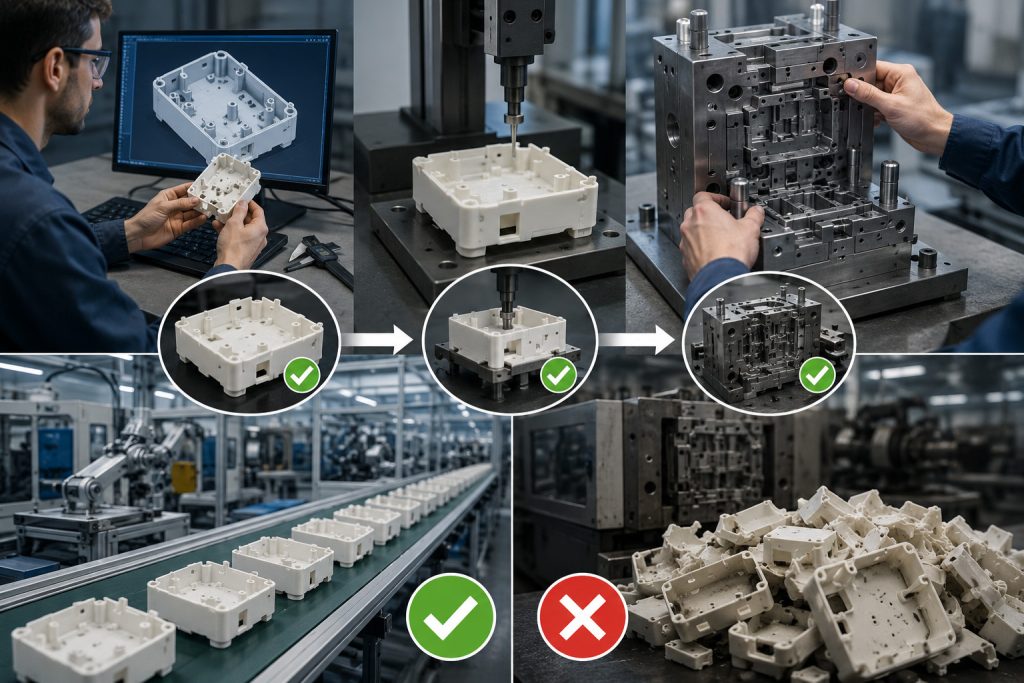 Prototype Testing and Mold Assembly Validation